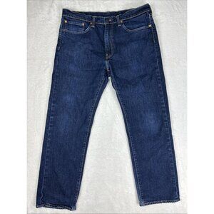 Levi's 505 Jeans Size 36 x 30* Straight Regular Fit Stretch Zip Fly Dark Wash